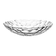 Centro De Mesa 28cm Diâmetro 8cm Altura Em Vidro